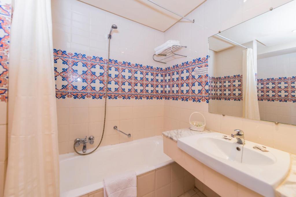 Koupelna v ubytování Abou Sofiane Hotel