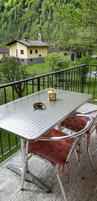 Balkón nebo terasa v ubytování Casa Betulla