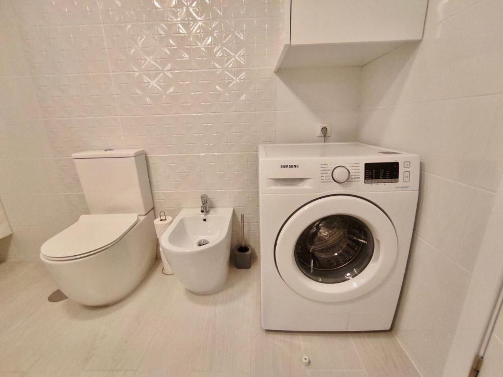 A bathroom at Bungaló Santa Ana