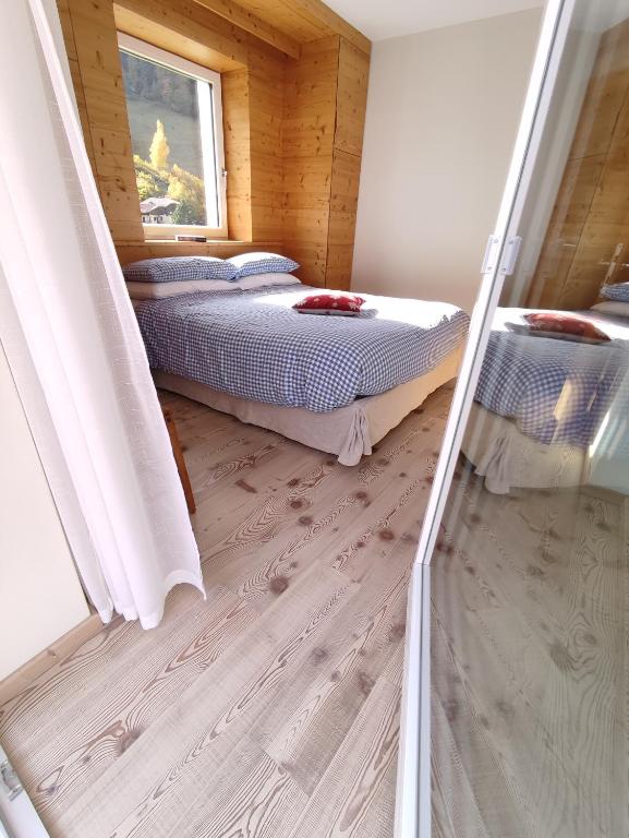 Posteľ alebo postele v izbe v ubytovaní Casa vacanze Heidi e Peter Val di Rabbi
