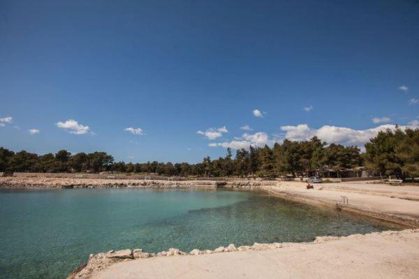 a beach with a large body of water w obiekcie Villa S w mieście Vir