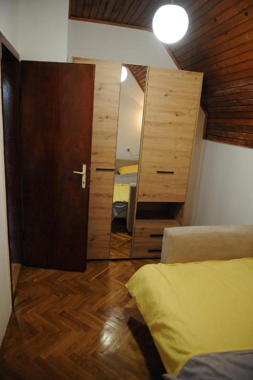 Postel nebo postele na pokoji v ubytování Vikend-kuca Vevericji Kraj