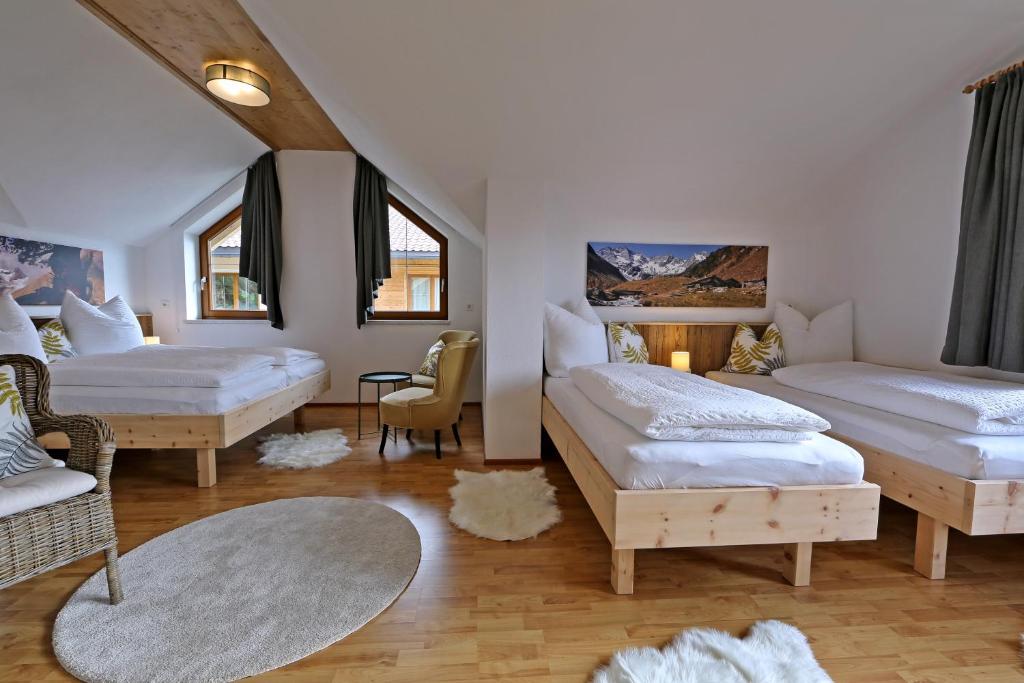 Voodi või voodid majutusasutuse Ferienhaus Gabriele mit gratis WLAN toas