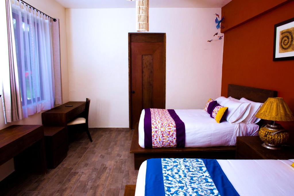 Hotel Boutique Rancho San Juan Teotihuacan - Camera Quadrupla Con Vista Da Giardino