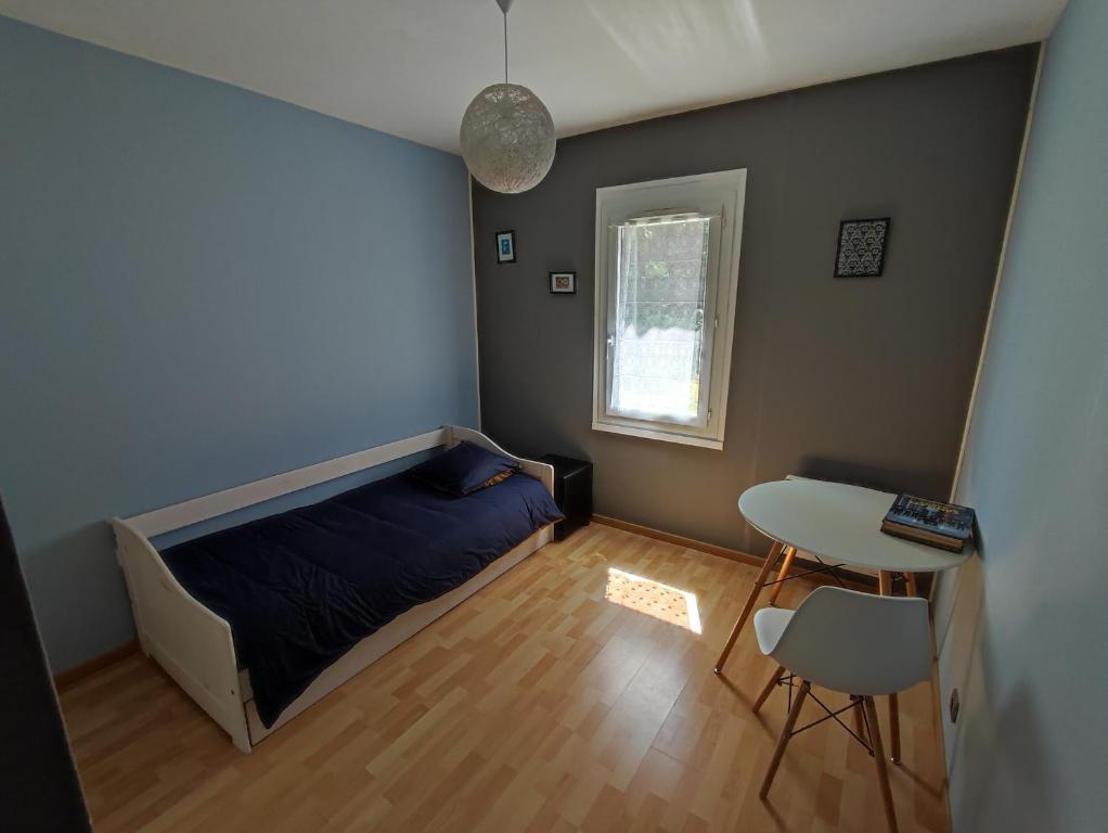 Posezení v ubytování Gîte F4