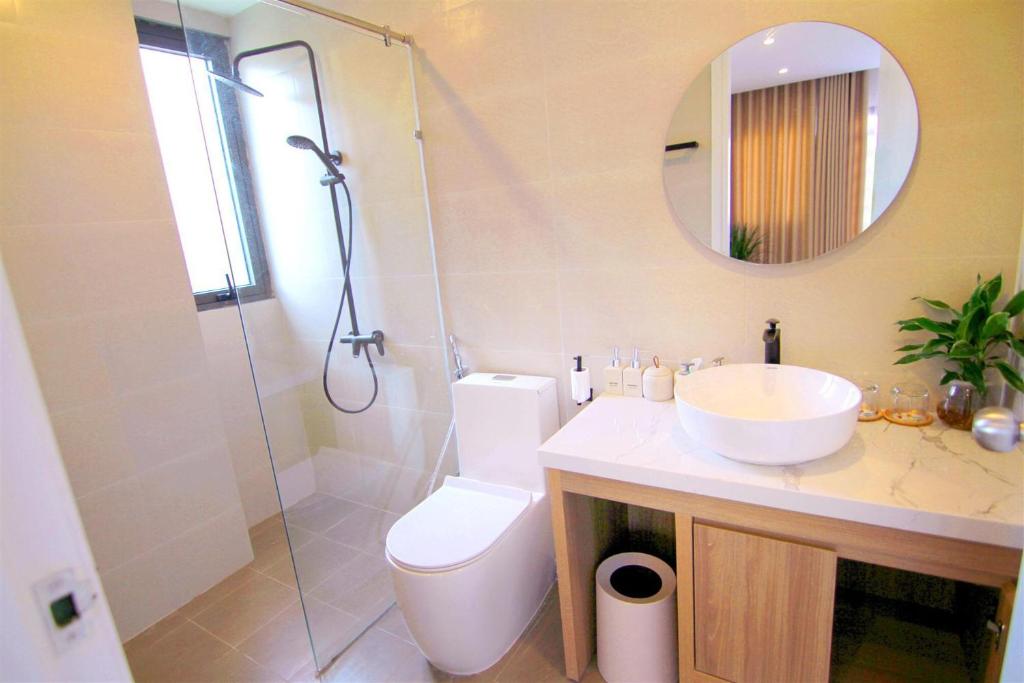 Koupelna v ubytování Haradise Suite Villa & Homestay Ha Long