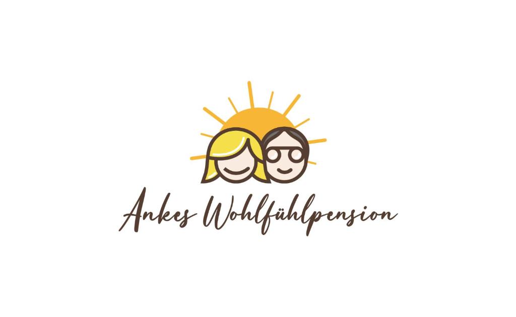 Un paio di occhiali e un sole con le parole "lupo in lupo" di Ankes Wohlfühlpension a Überlingen