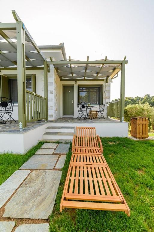 Zahrada ubytování CASA DOBRESCU KATIGIORGIS PELION