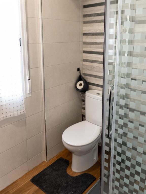 A bathroom at La Casa de Estrella