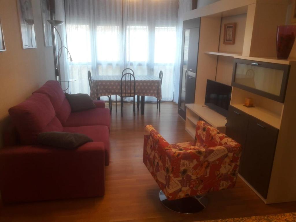 Posedenie v ubytovaní Apartamento Surf Beach Loredo