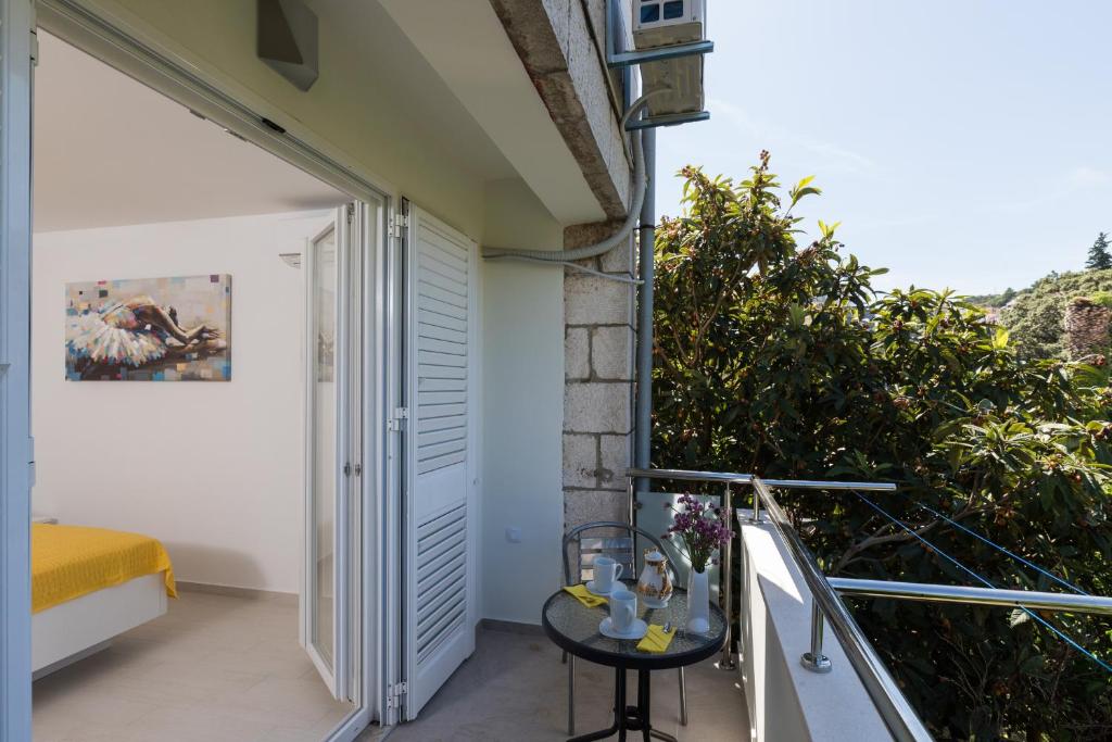 Balkón alebo terasa v ubytovaní Apartments Fortinia Dubrovnik- FREE PARKING