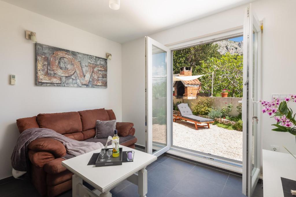 Posezení v ubytování Seaside Apartment Kamelia