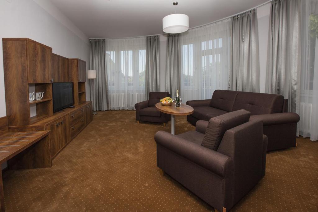 Un lugar para sentarse en Hotel Bellevue Tlapak