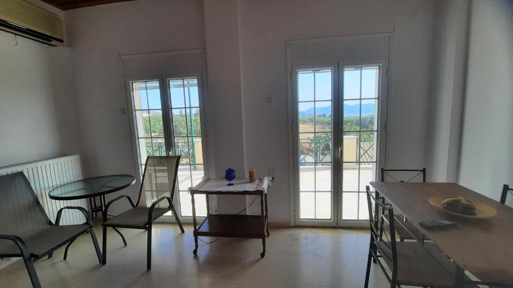 A seating area at MOSXONAS House
