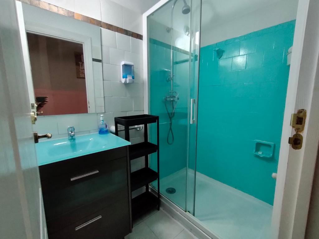Koupelna v ubytování Zentric Hostel