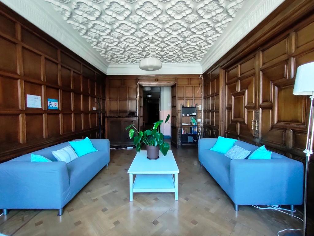 Posezení v ubytování Zentric Hostel