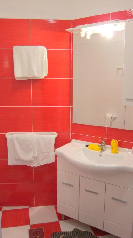 Kúpeľňa v ubytovaní Apartman Kamenjak