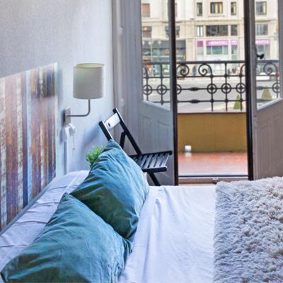Postel nebo postele na pokoji v ubytování Zentric Hostel