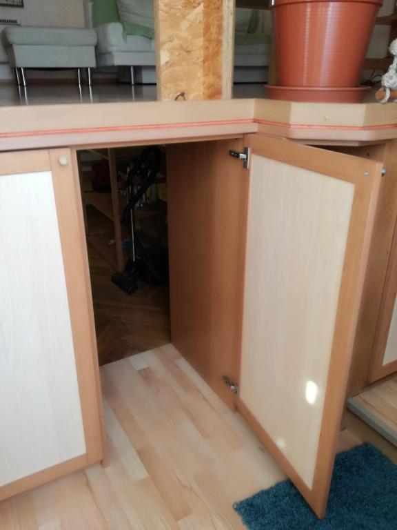 Kuchyň nebo kuchyňský kout v ubytování Schöne Wohnung im Helenental