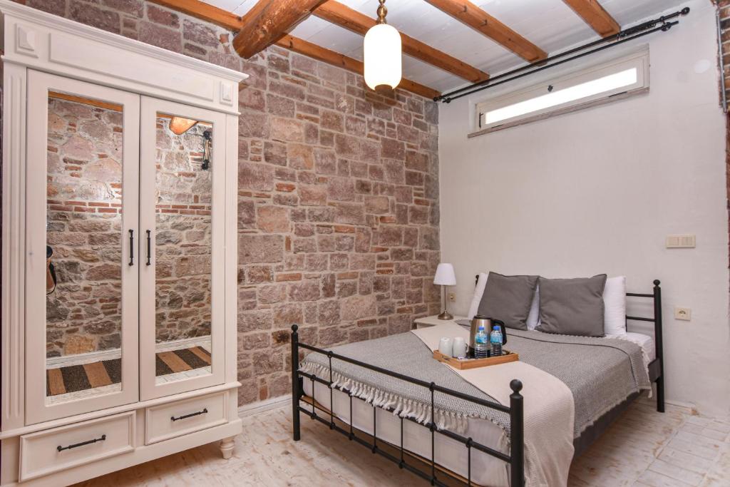 Postel nebo postele na pokoji v ubytování Lunaria Guest House