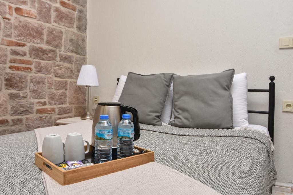 Postel nebo postele na pokoji v ubytování Lunaria Guest House