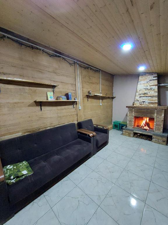 Posezení v ubytování Nikortsminda Holiday House
