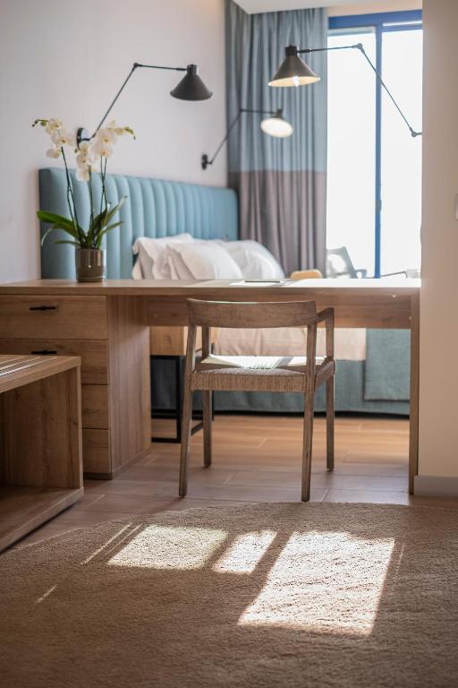 Postel nebo postele na pokoji v ubytování Hotel Voramar