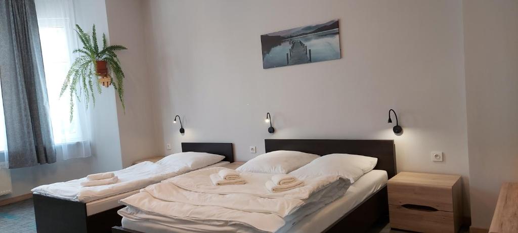 Posteľ alebo postele v izbe v ubytovaní Hotel Wanda