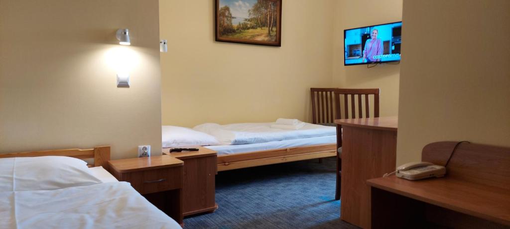 Posteľ alebo postele v izbe v ubytovaní Hotel Wanda