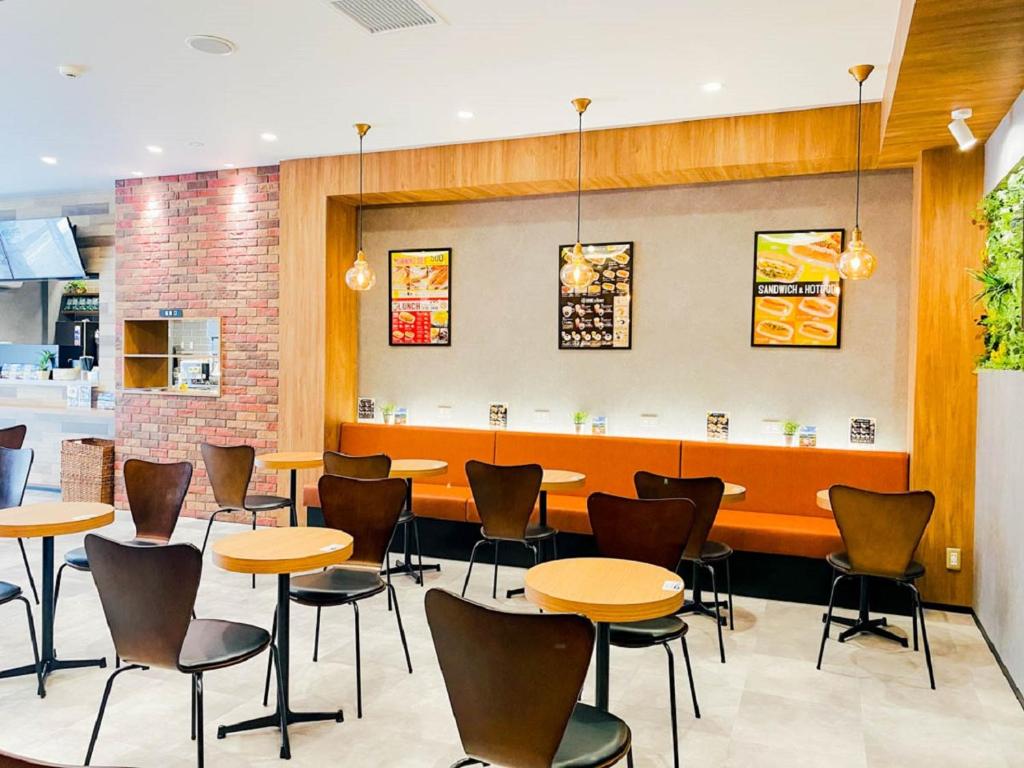 Restaurace v ubytování HOTEL LiVEMAX Takamatsu Eki Mae