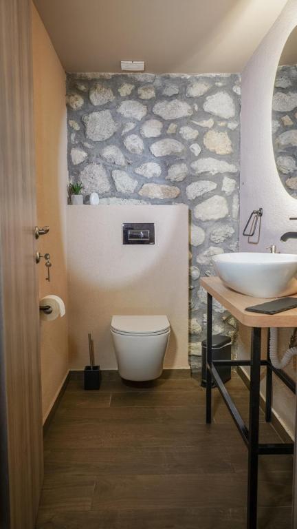 Koupelna v ubytování Guesthouse Pyxari