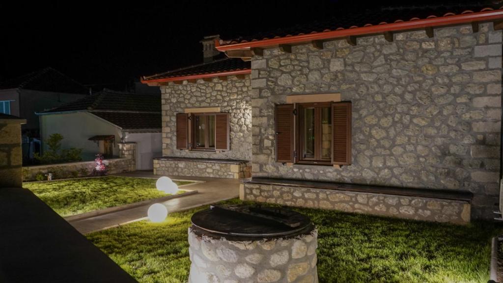 Zahrada ubytování Guesthouse Pyxari