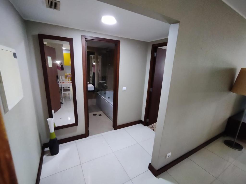 Koupelna v ubytování Skyna Hotel Luanda