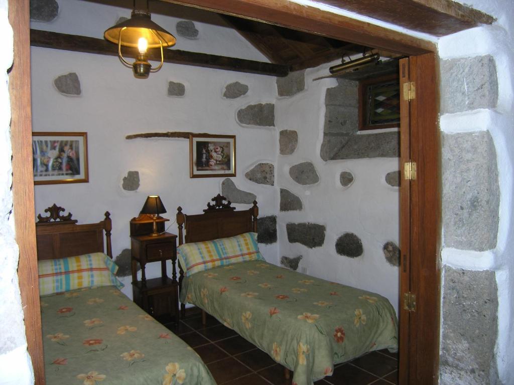 Postel nebo postele na pokoji v ubytování Vivelorural - La Casita de Andrés 1 en Agüimes