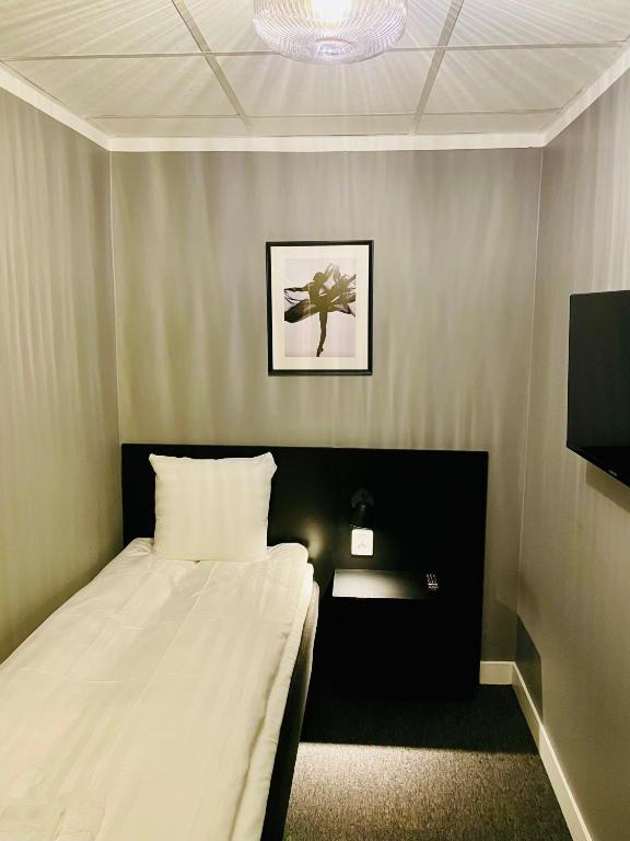 Postel nebo postele na pokoji v ubytování Birka Hotel