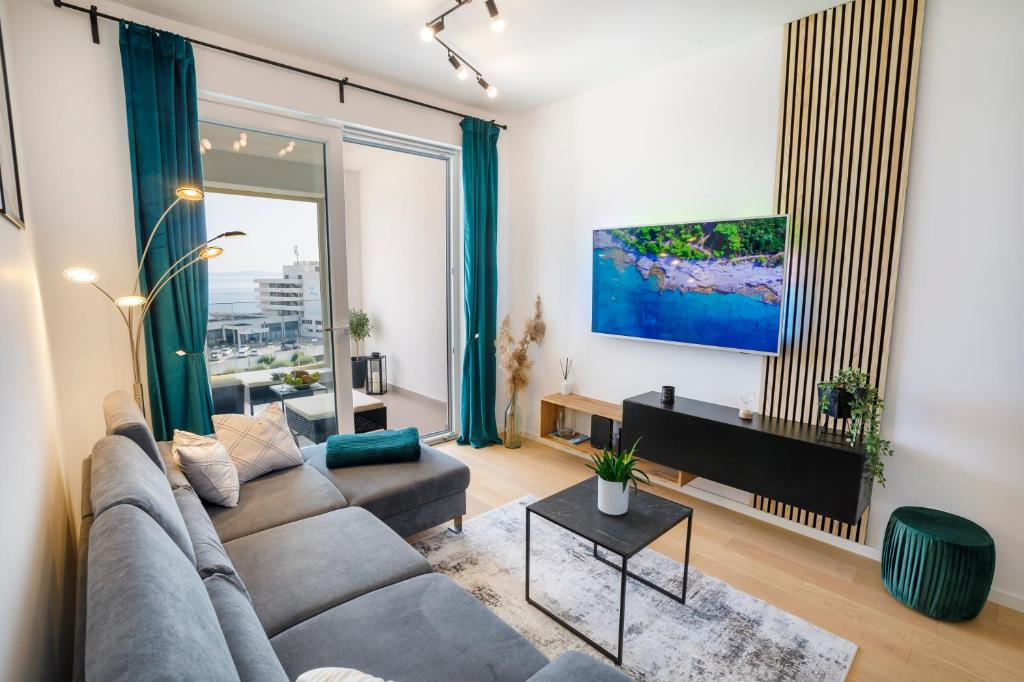 Posezení v ubytování OSIRIS Luxury Apartment