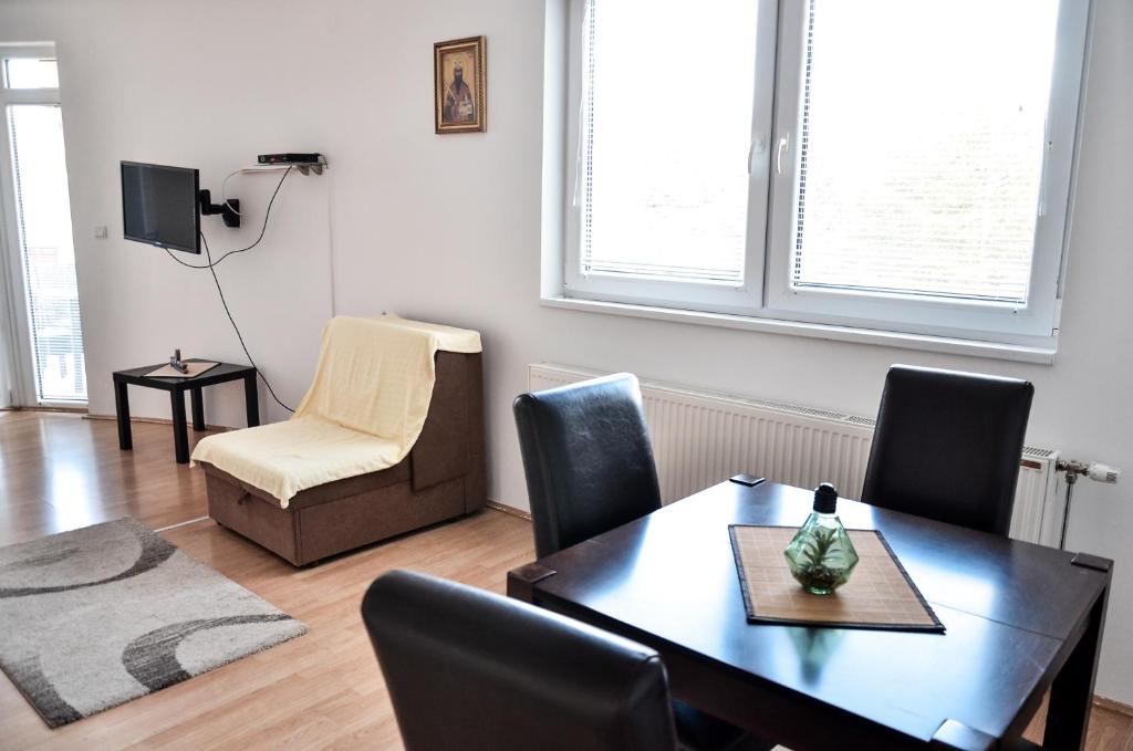 Posezení v ubytování Helena Apartments