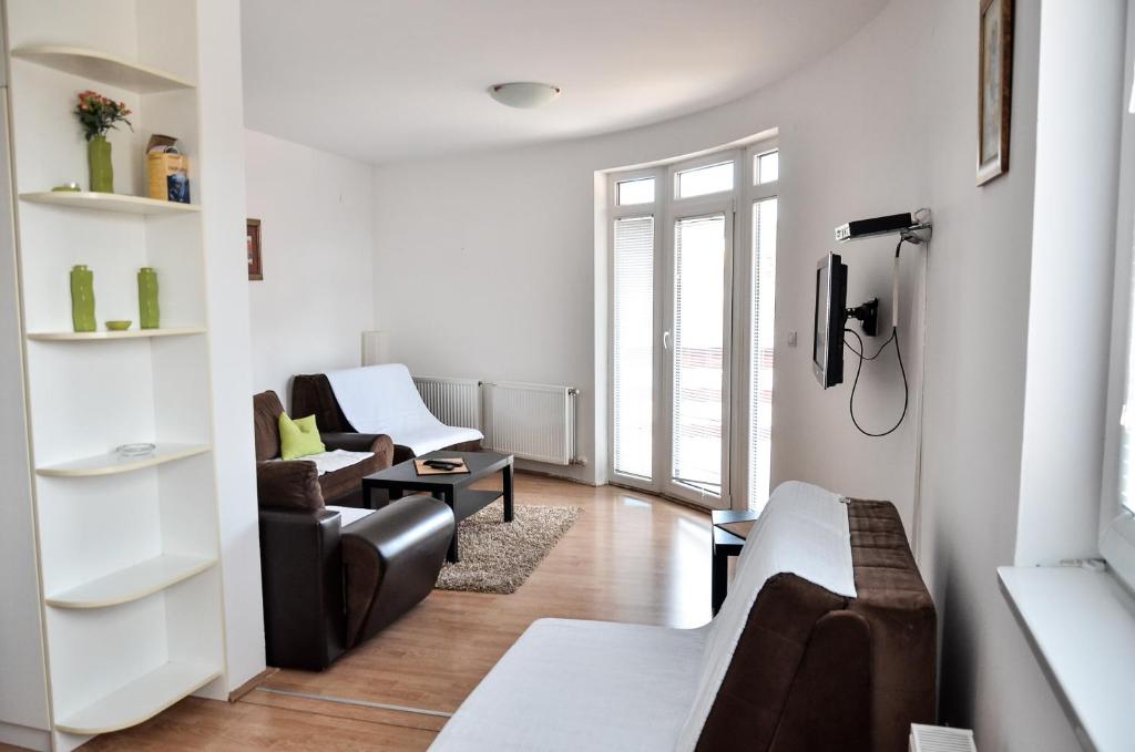 Posezení v ubytování Helena Apartments