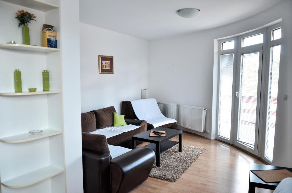 Posezení v ubytování Helena Apartments