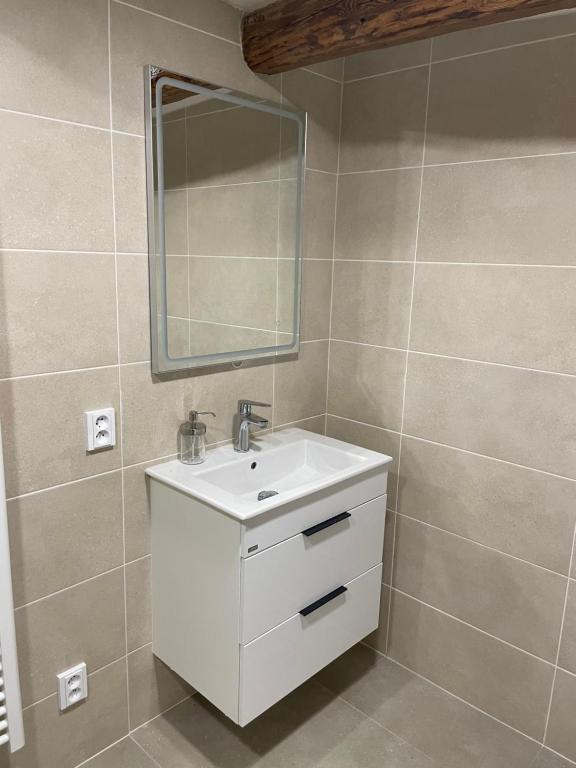 Kúpeľňa v ubytovaní Penzion Fortuna Žatec