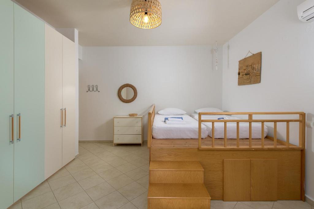 Postel nebo postele na pokoji v ubytování Villa Evelyn