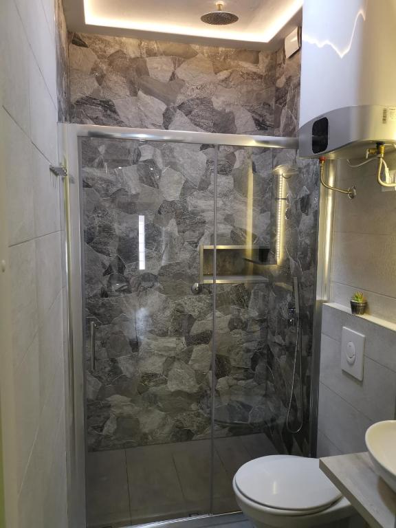 Kúpeľňa v ubytovaní Apartments Lara - Split Croatia