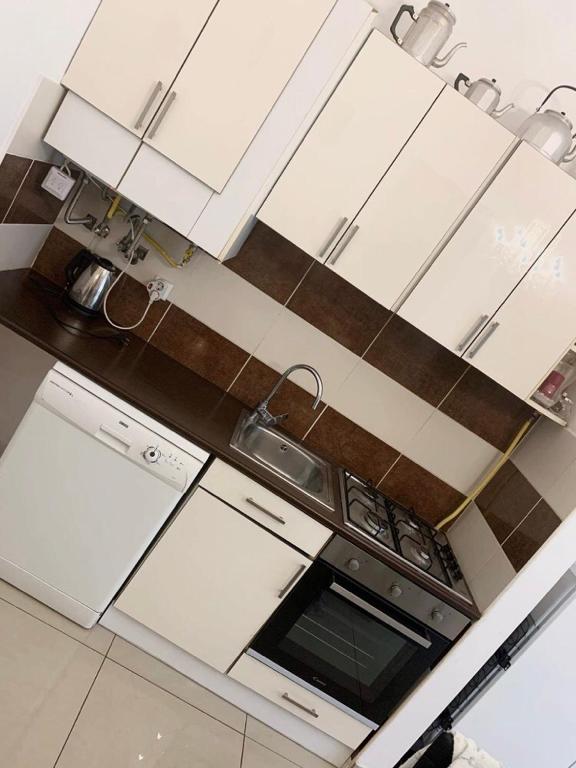 Kuchyňa alebo kuchynka v ubytovaní Budapest Diamond Flat