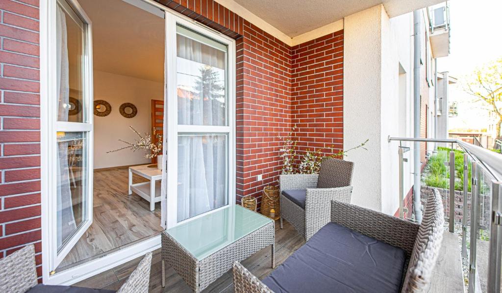 Balkón alebo terasa v ubytovaní Apartament No 6 - HOME APART