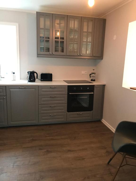 Kuchyň nebo kuchyňský kout v ubytování Day Dream Soleyjargata Rooms & Apartments