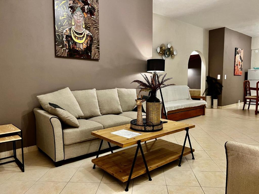 Posezení v ubytování IONIAN SUITES by Bruskos