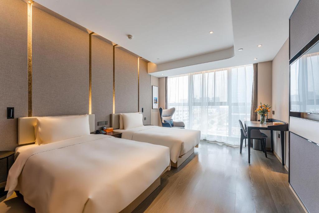Atour Hotel Yiwu International Trade Transportation Center - Deluxe Twin Room