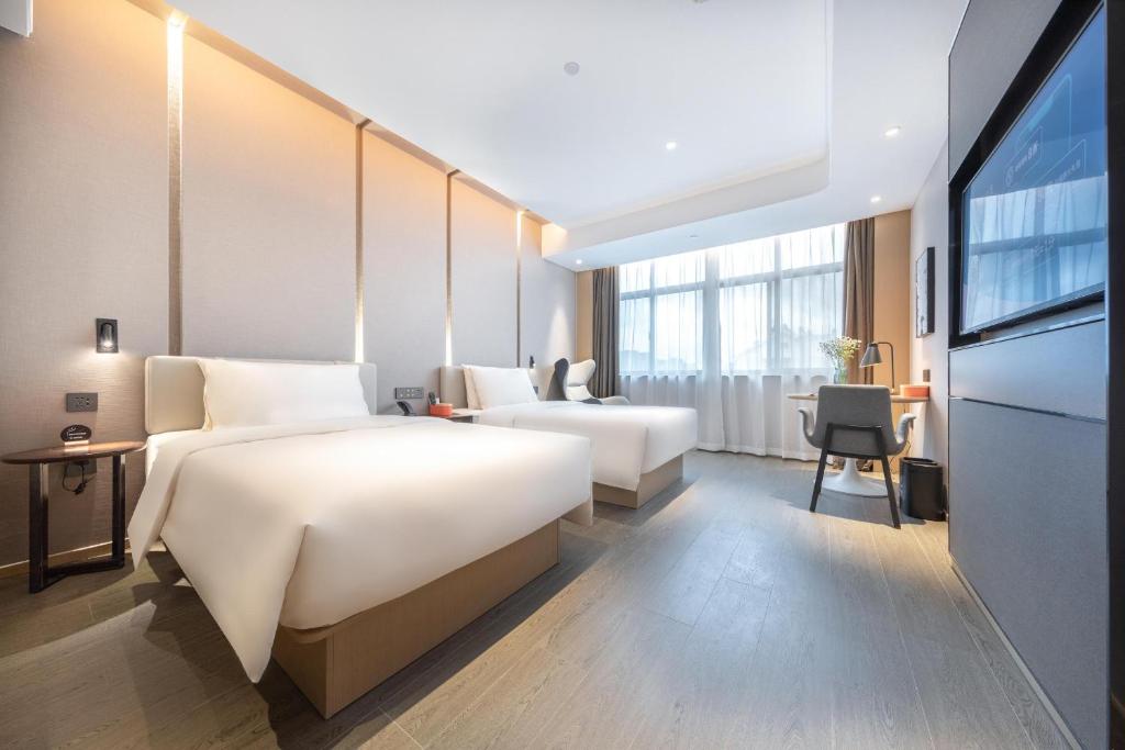 Atour Hotel Huzhou Nanxun Ancient Town - Chambre Jumelle De Luxe