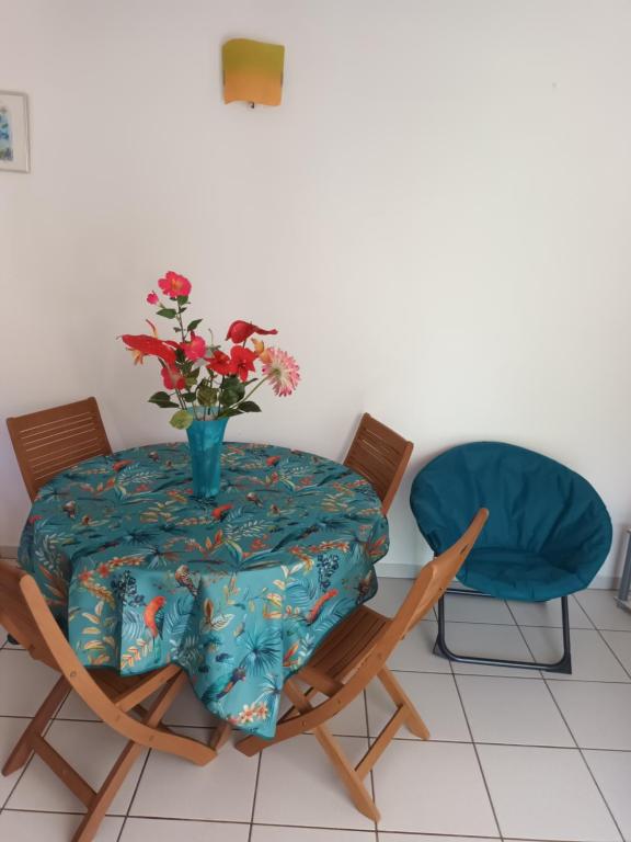 Posezení v ubytování Residence Corail