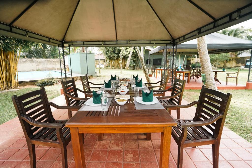 Patio nebo venkovní prostory v ubytování Gedara Villa